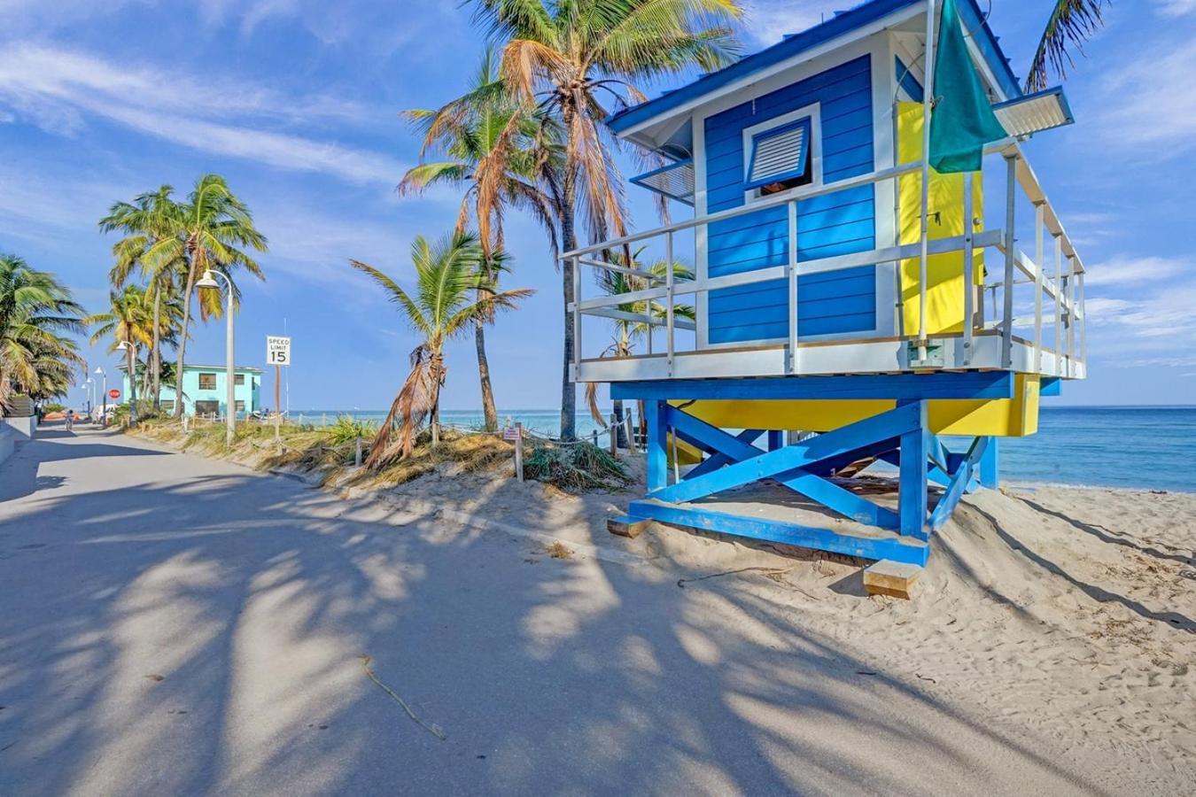 Coastal Studio By Hollywood Beach Boardwalk Apartment Dania Beach Luaran gambar